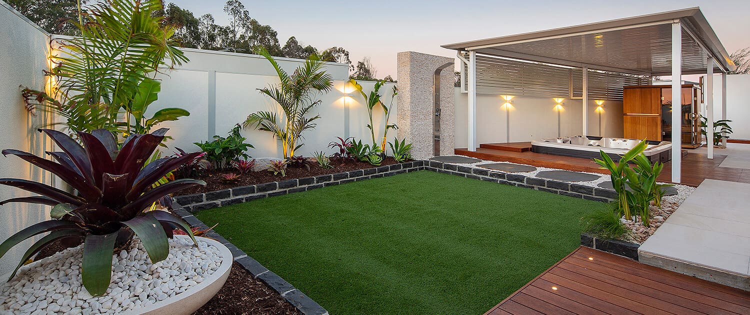 Greenbank landscaping project, Brisbane acreage landscape design and landscaping services by Live Outdoors.