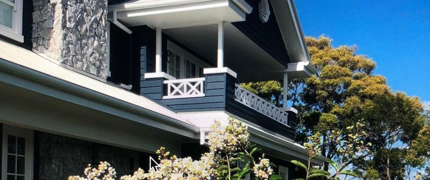 Hamptons Hamptons style home, professional landscape design completing the look and feel in Brisbane by Live Outdoors.
