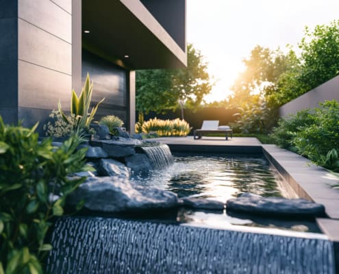 Incorporating water features into your Brisbane landscape design with Live Outdoors